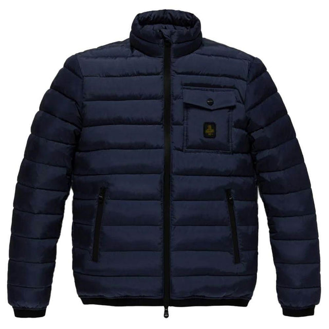 Refrigiwear Blue Nylon Men Jacket - Hilstor