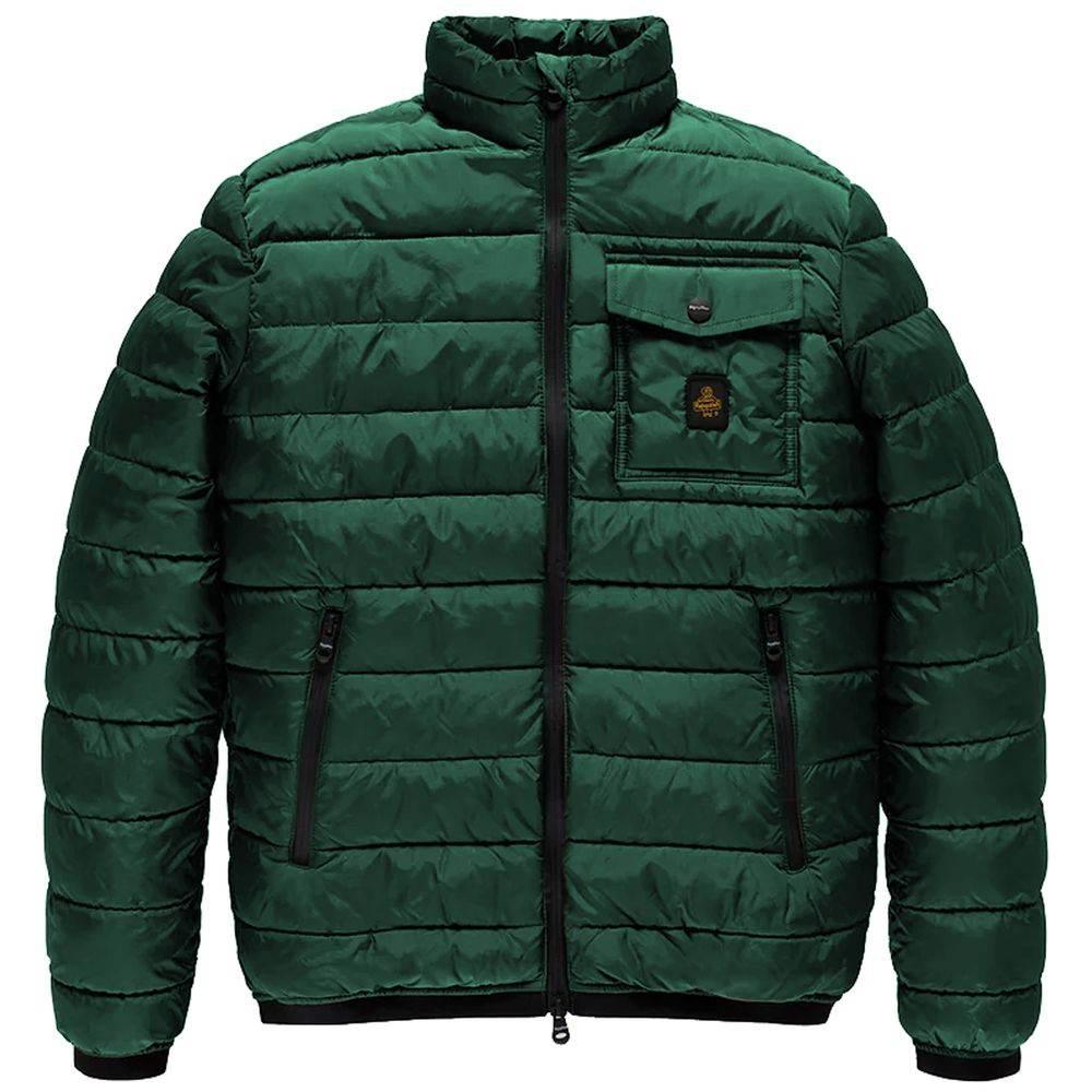 Refrigiwear Green Nylon Men Jacket - Hilstor