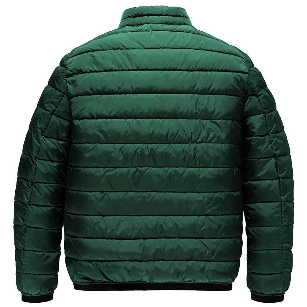 Refrigiwear Green Nylon Men Jacket - Hilstor