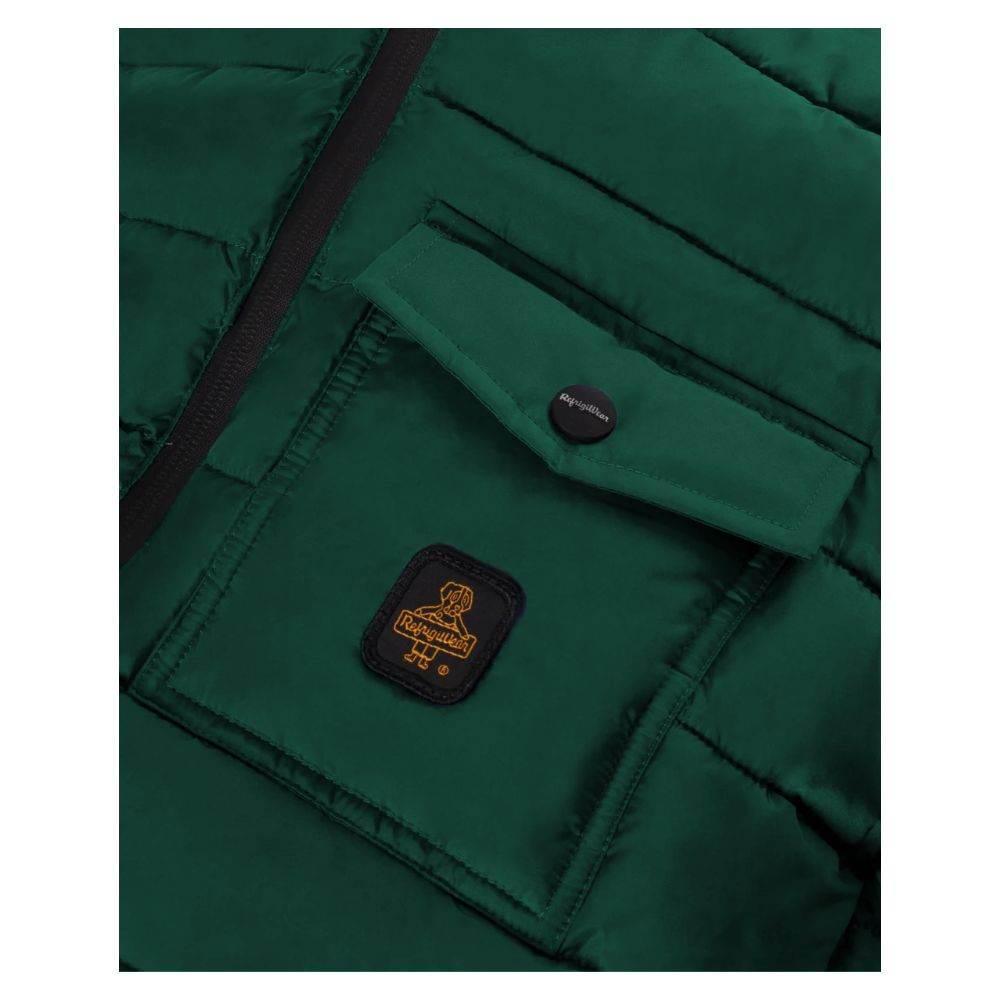 Refrigiwear Green Nylon Men Jacket - Hilstor