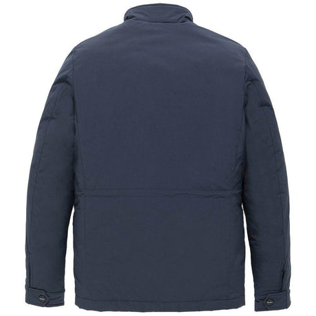 Refrigiwear Blue Nylon Men Jacket - Hilstor