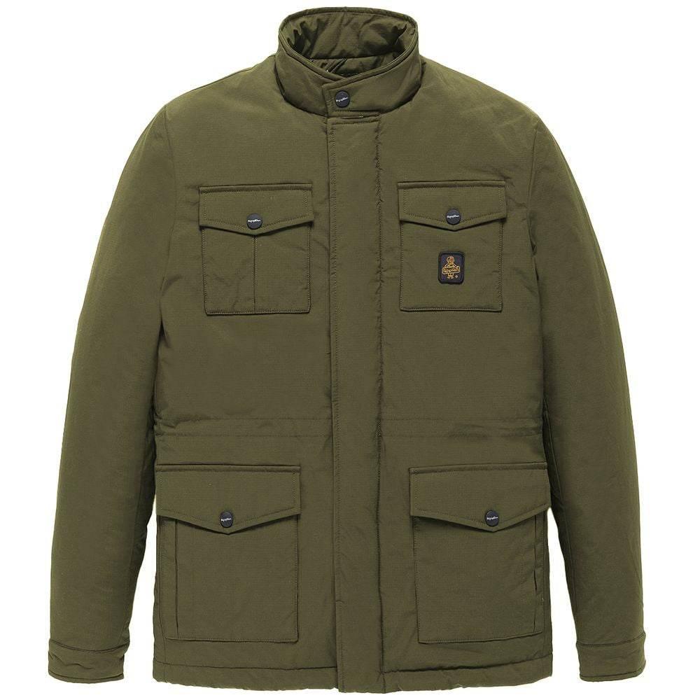 Refrigiwear Green Nylon Men Jacket - Hilstor
