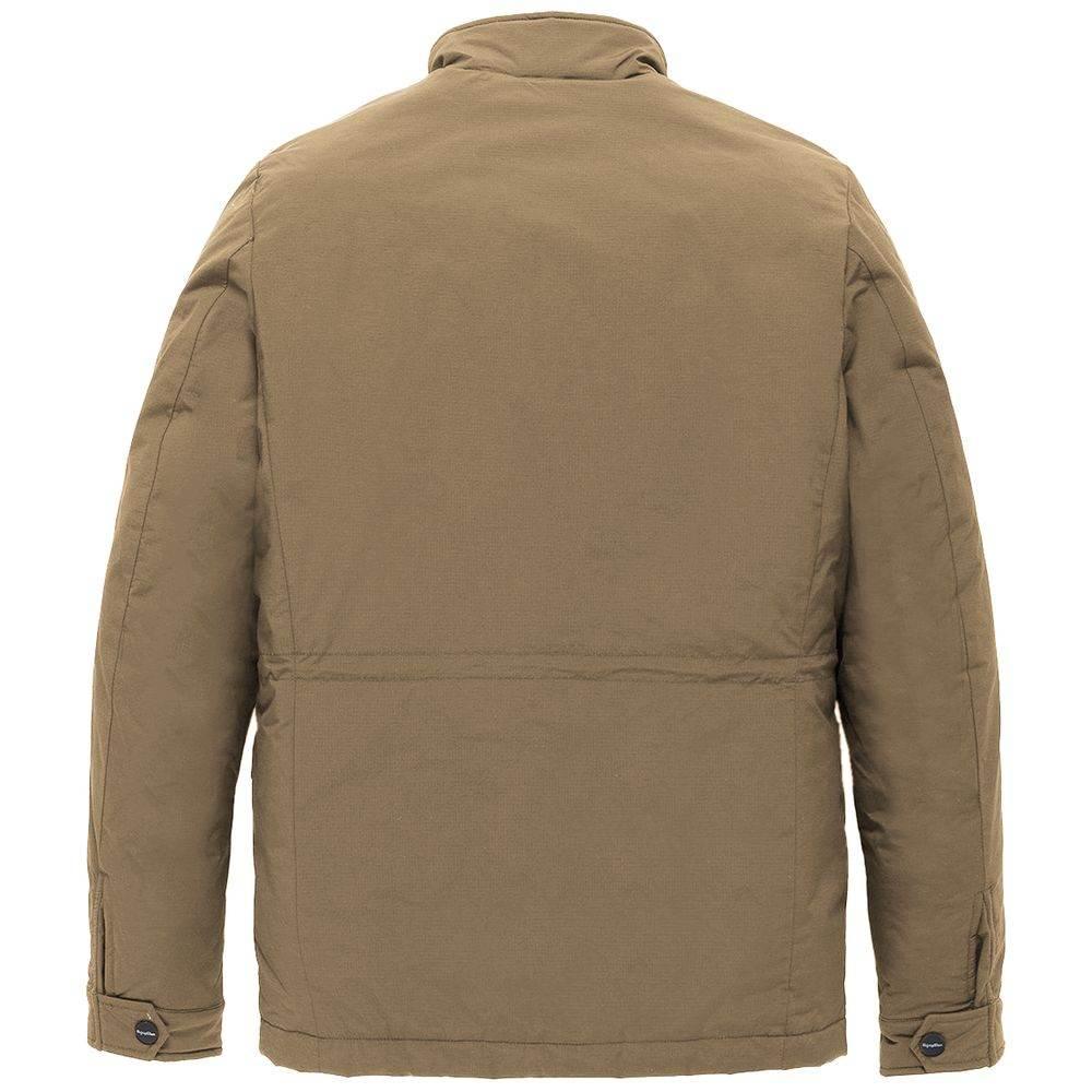 Refrigiwear Brown Nylon Men Jacket - Hilstor