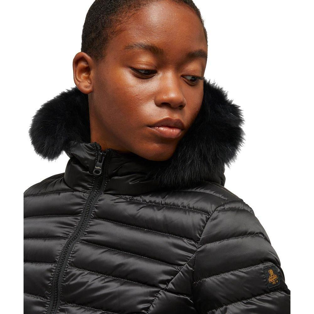 Refrigiwear Black Nylon Women Jacket - Hilstor