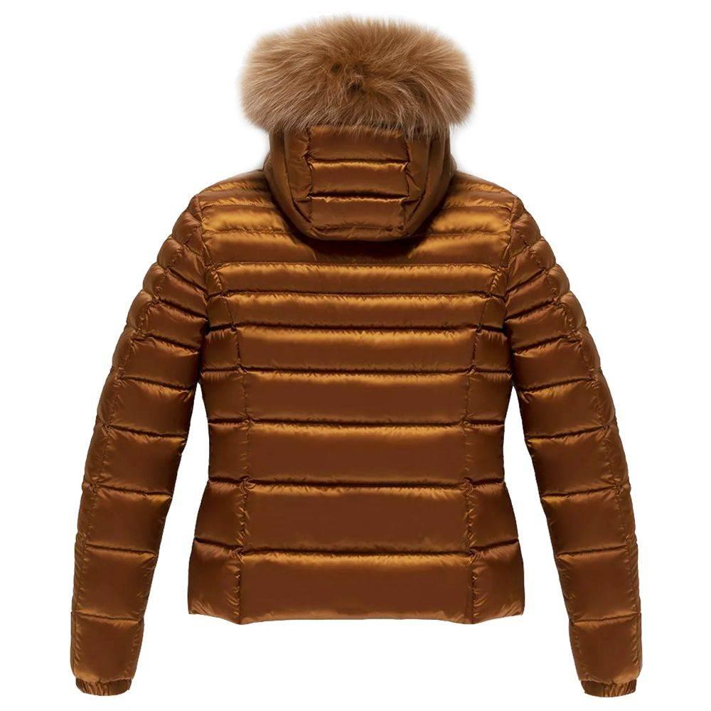 Refrigiwear Orange Nylon Women Jacket - Hilstor