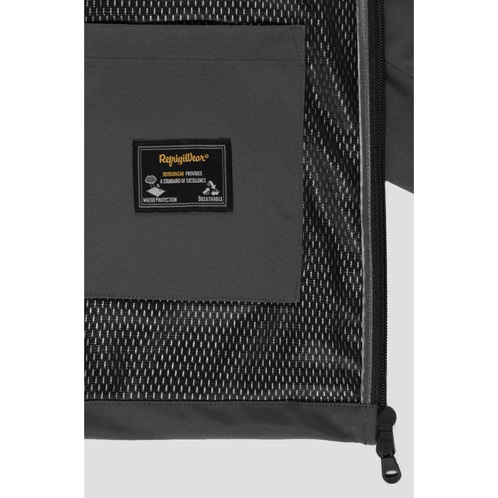 Refrigiwear Gray Nylon Men's Bomber Jacket - Hilstor