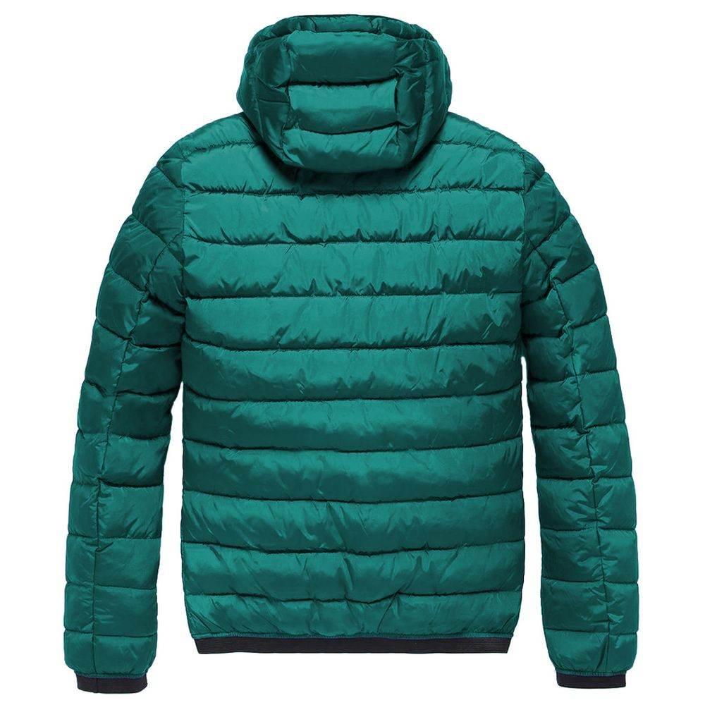 Refrigiwear Green Nylon Men Jacket - Hilstor