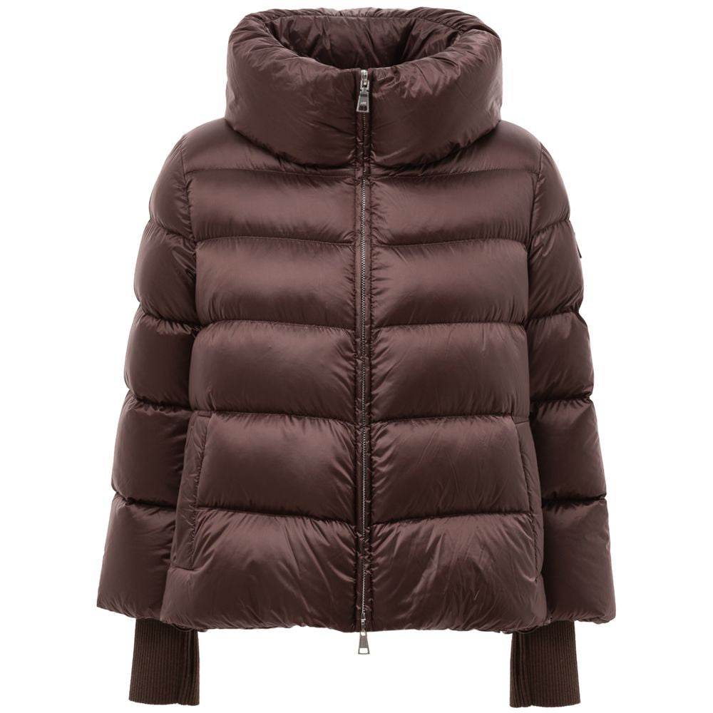 Add Brown Polyamide Jackets & Coat - Hilstor
