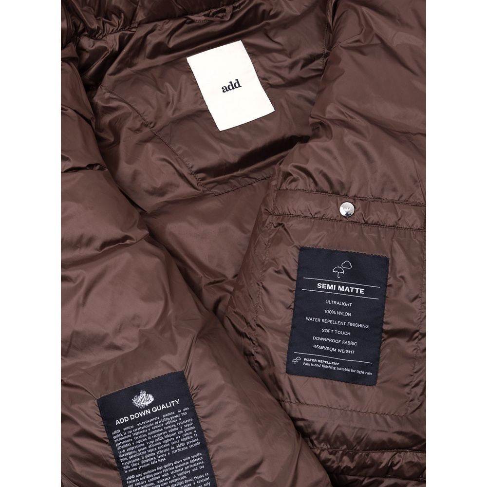 Add Brown Polyamide Jackets & Coat - Hilstor
