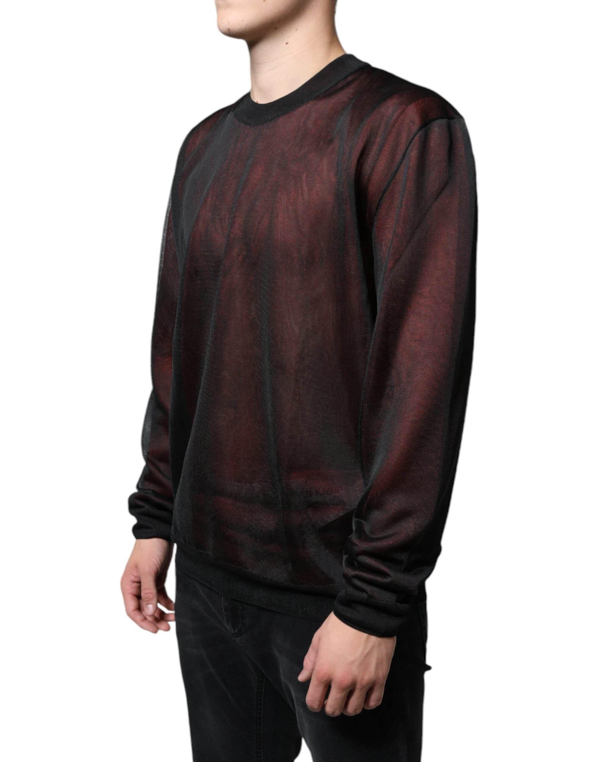 Dolce & Gabbana Brown Polyester Pullover Sweatshirt Sweater - Hilstor