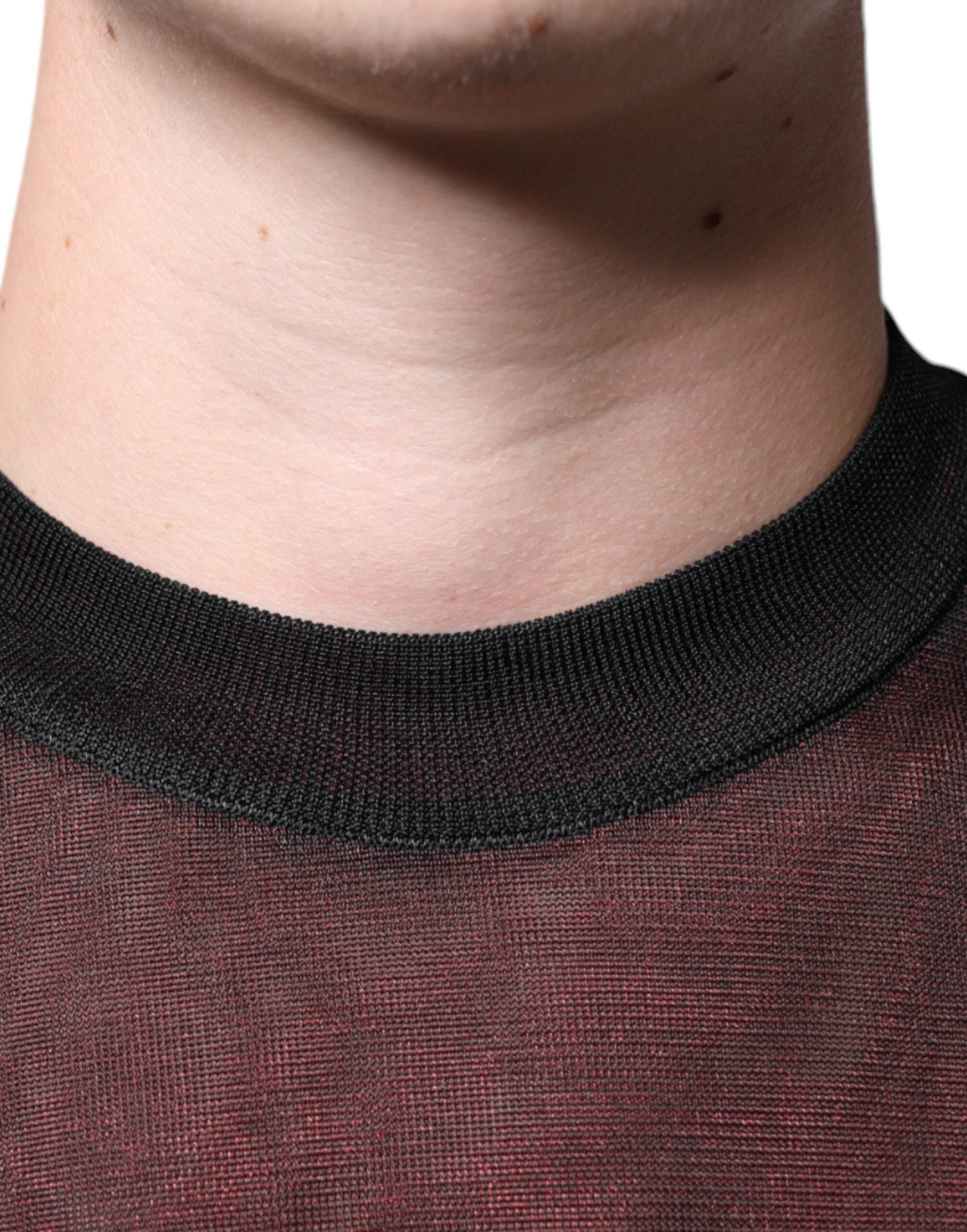 Dolce & Gabbana Brown Polyester Pullover Sweatshirt Sweater - Hilstor