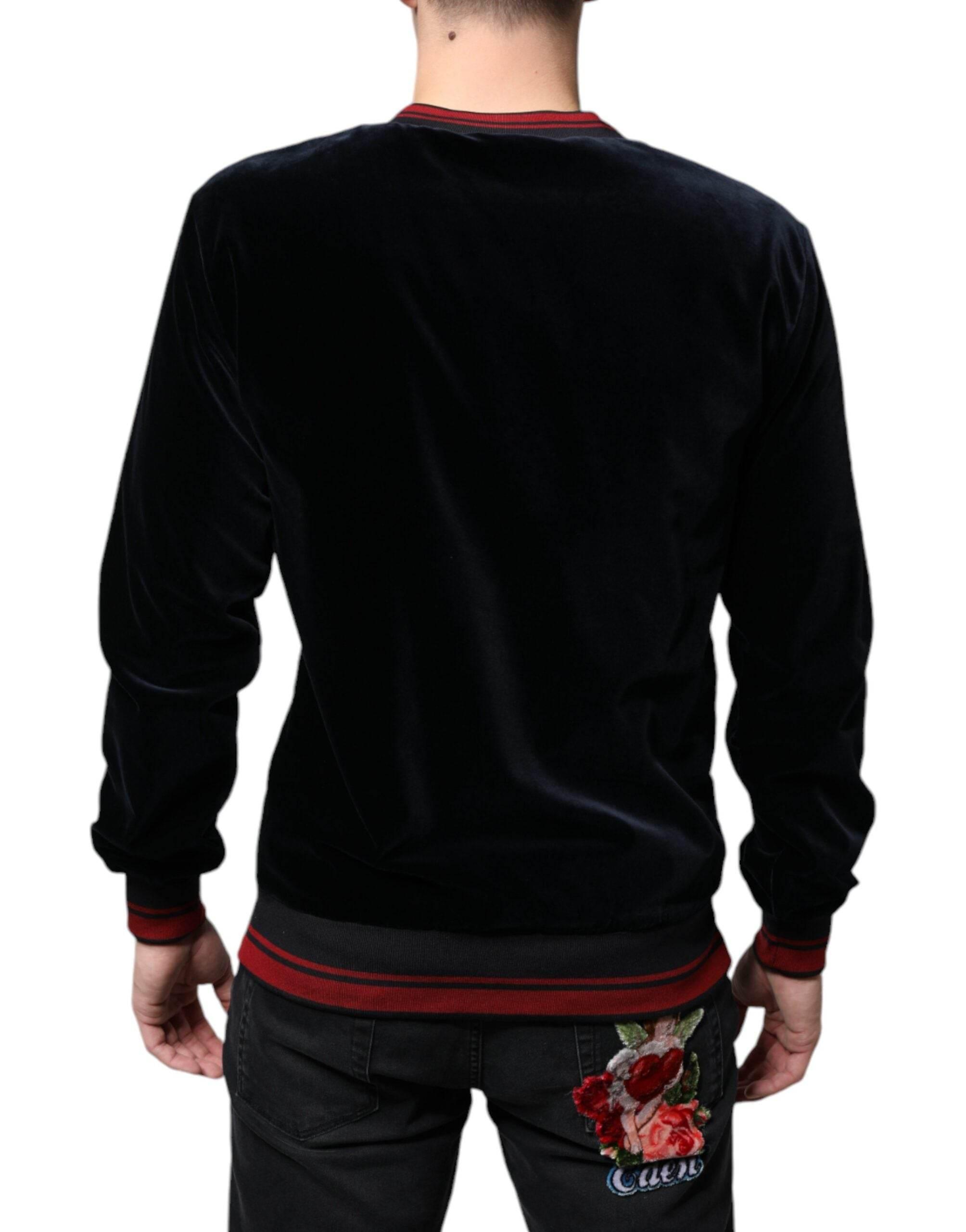 Dolce & Gabbana Multicolor Jacquard Crew Neck Sweatshirt Sweater - Hilstor