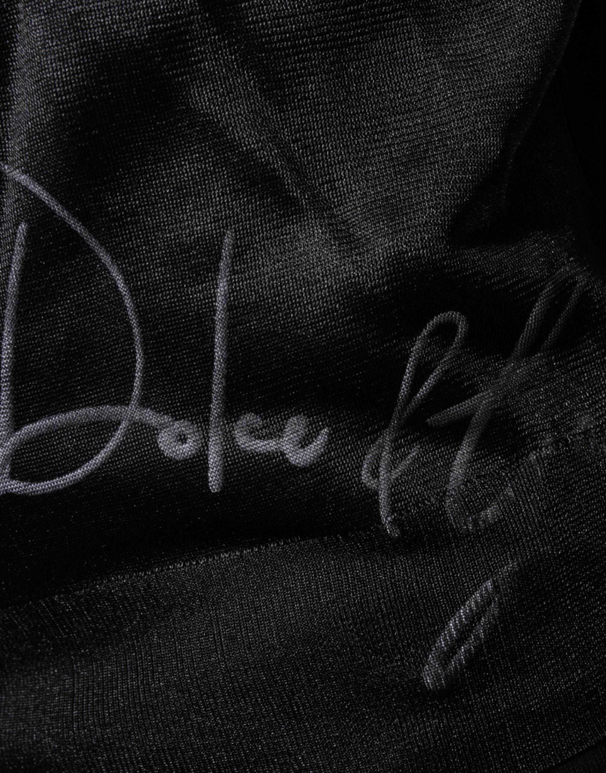 Dolce & Gabbana Black Polyester Pullover Sweatshirt Sweater - Hilstor