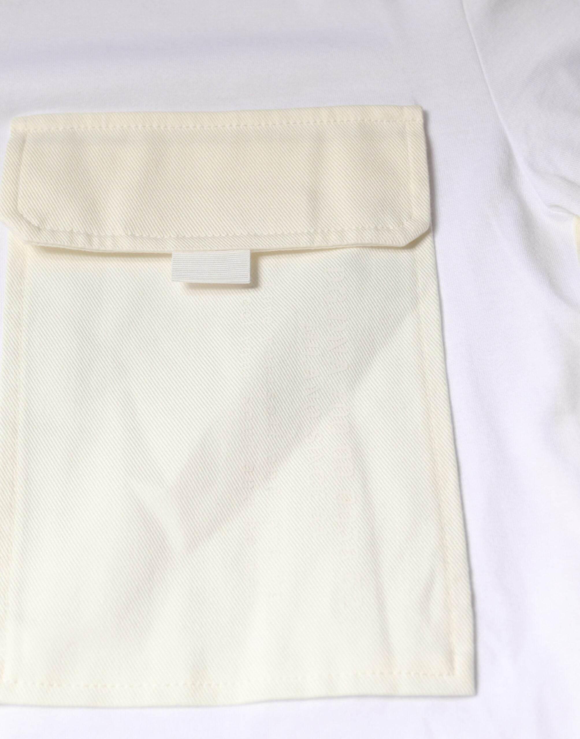 Dolce & Gabbana White Cotton Pocket Short Sleeves T-shirt - Hilstor