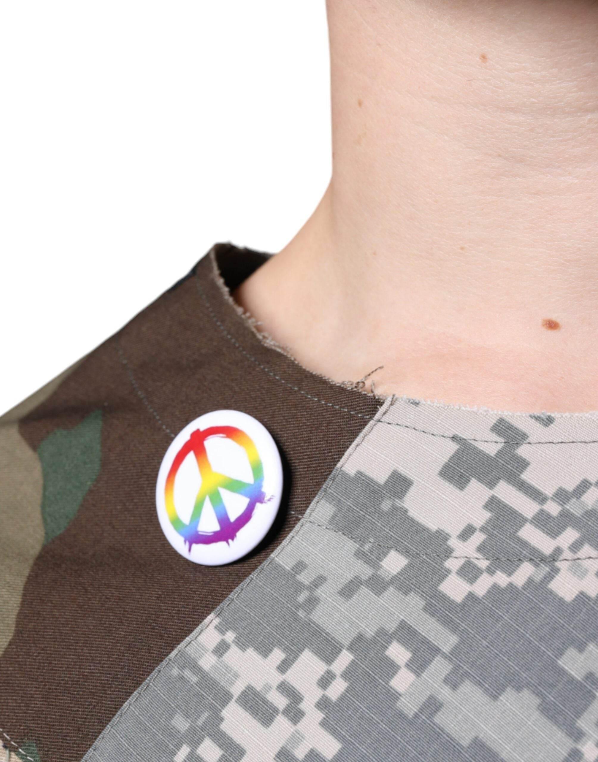 Dolce & Gabbana Multicolor Camouflage Patchwork DG Royal T-shirt - Hilstor