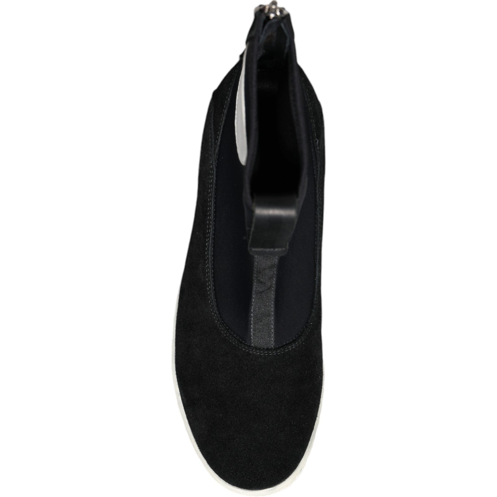 Alexander McQueen Sort Hvid Neopren Takeshi Mid Calf Boots Sko