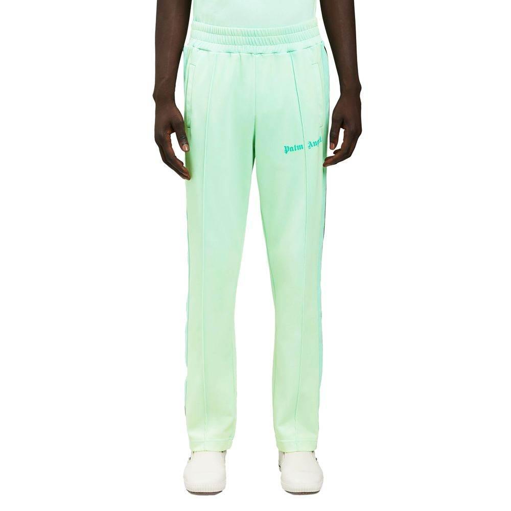 Palm Angels Green Nylon Men Pant - Hilstor