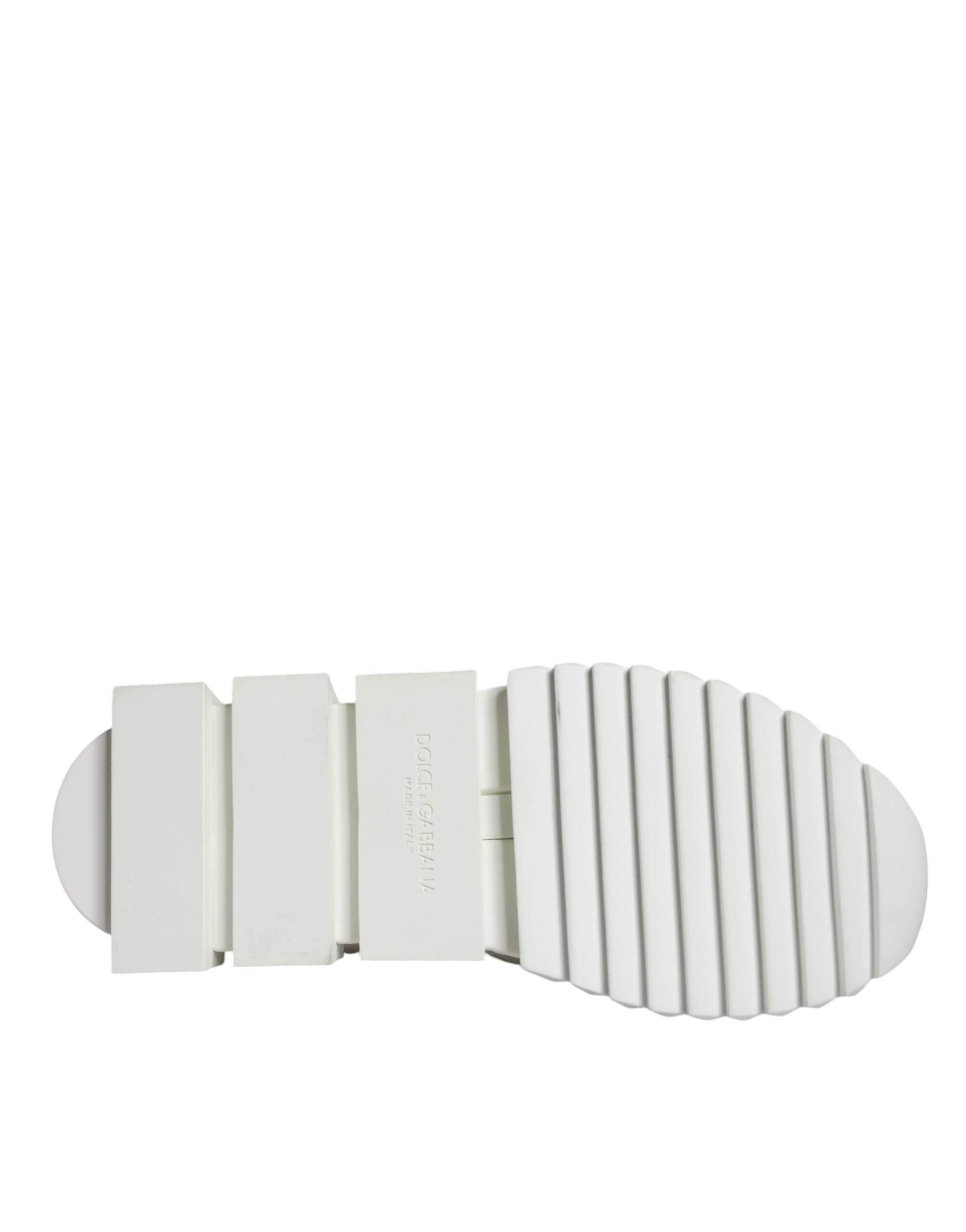 Dolce & Gabbana White Mesh Sorrento Trekking Sneakers Shoes - Hilstor