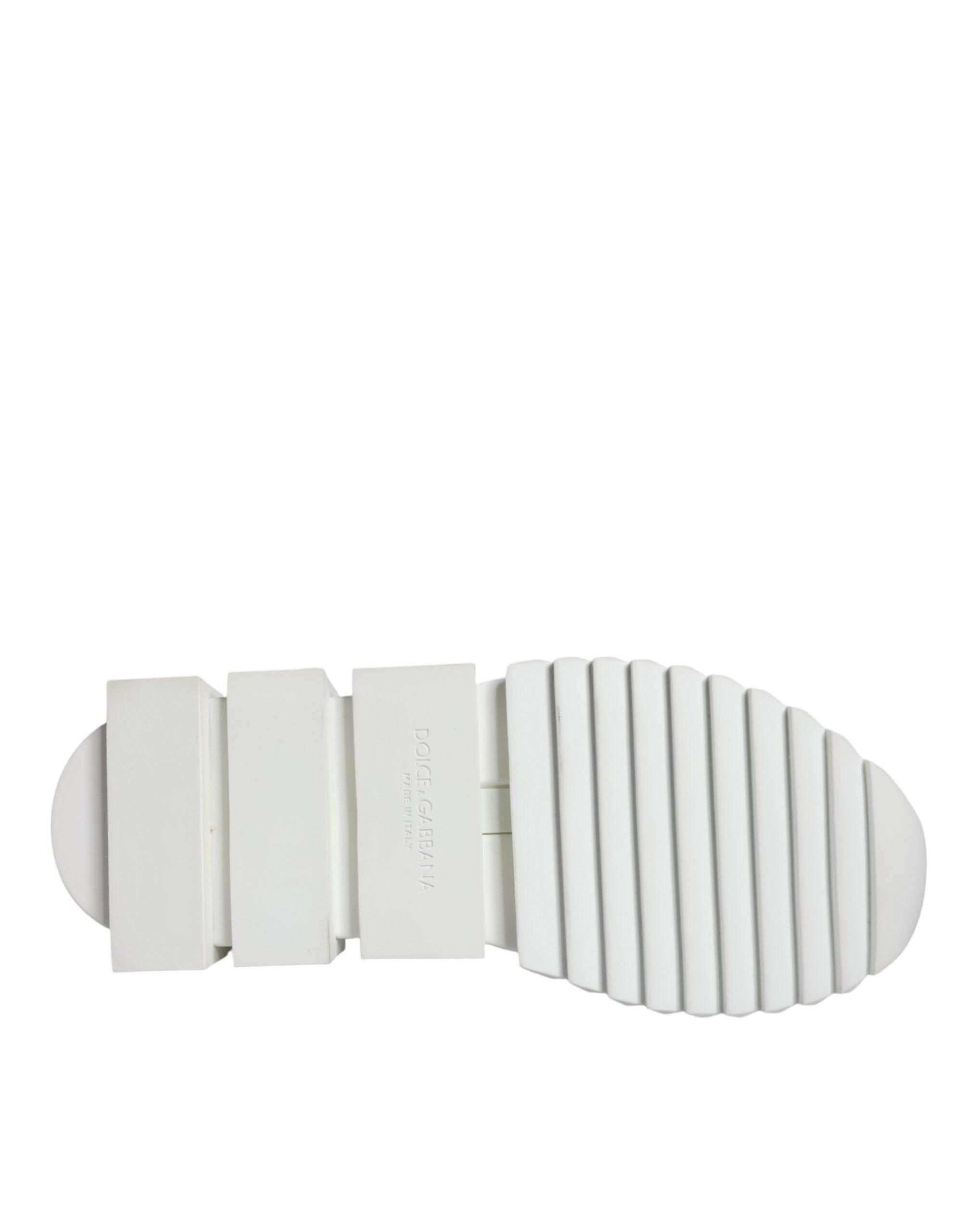 Dolce & Gabbana White Mesh Sorrento Trekking Sneakers Shoes - Hilstor