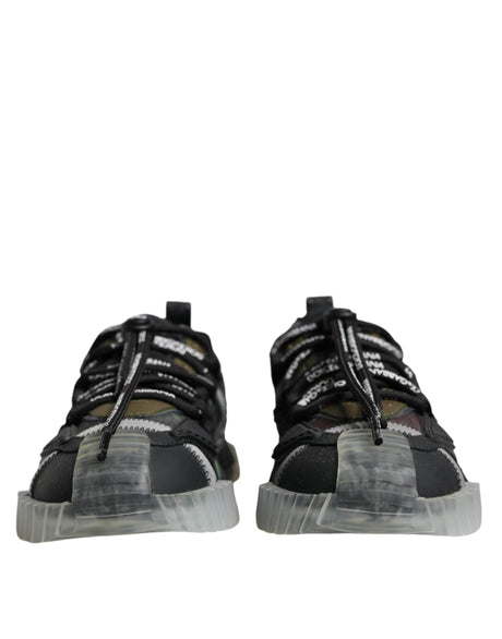 Dolce & Gabbana Multicolor Lace Up Low Top NS1 Sneakers Shoes - Hilstor