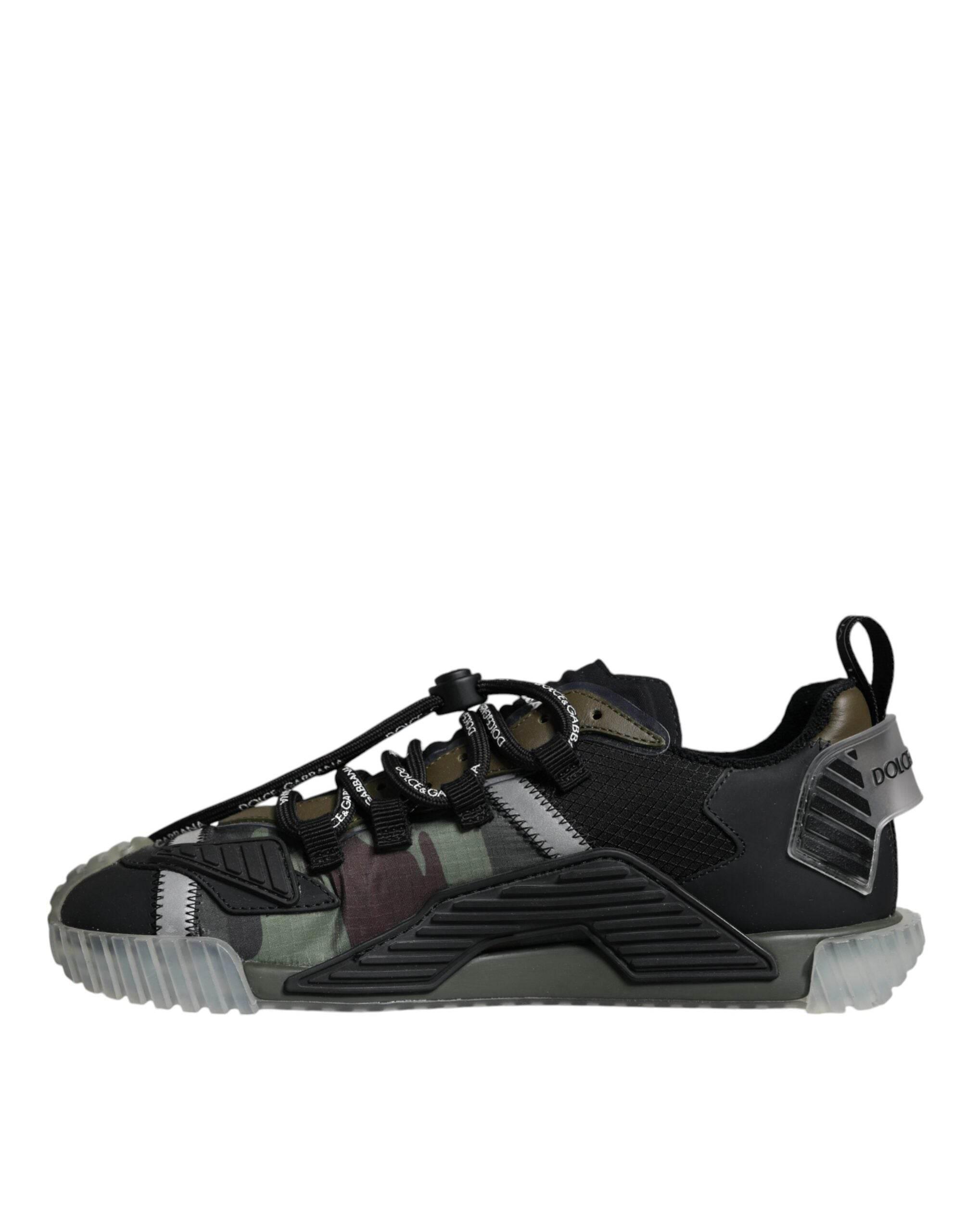 Dolce & Gabbana Multicolor Lace Up Low Top NS1 Sneakers Shoes - Hilstor