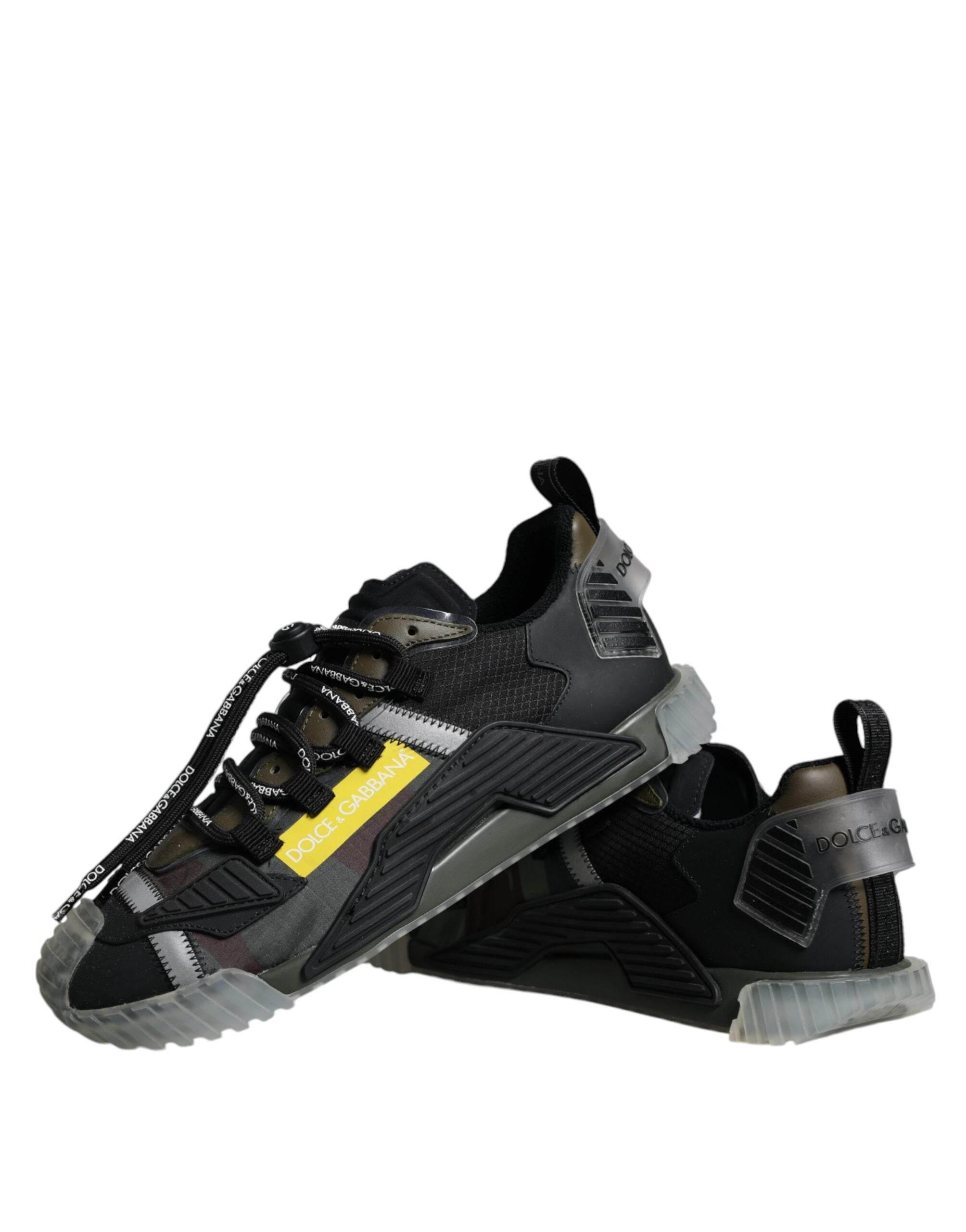 Dolce & Gabbana Multicolor Lace Up Low Top NS1 Sneakers Shoes - Hilstor