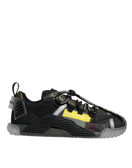 Dolce & Gabbana Multicolor Lace Up Low Top NS1 Sneakers Shoes - Hilstor