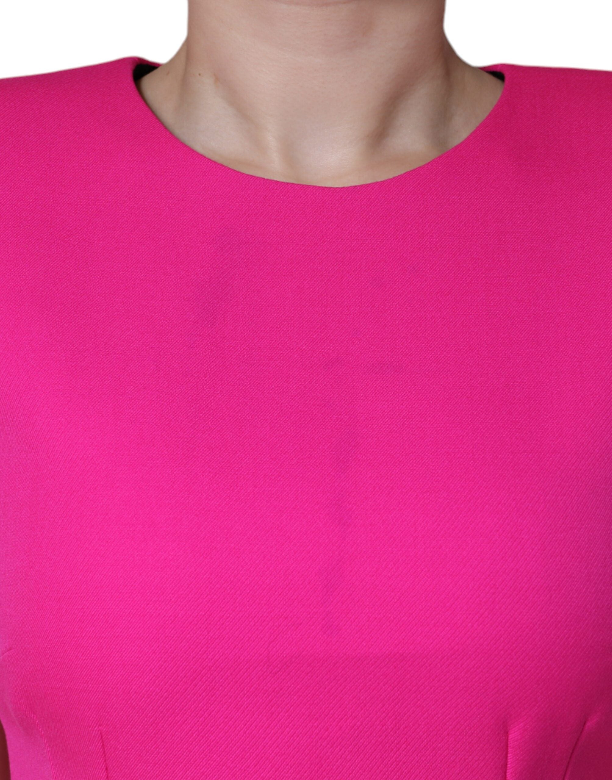 Dolce &amp; Gabbana Pink Ærmeløs Bodycon A-line minikjole