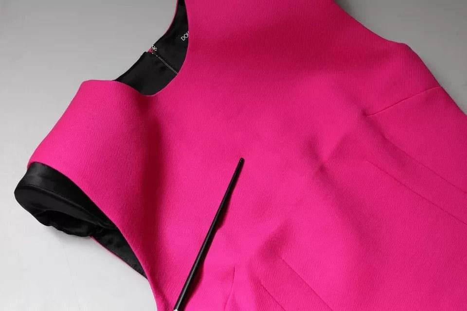 Dolce & Gabbana Pink Sleeveless Bodycon A-line Mini Dress - Hilstor