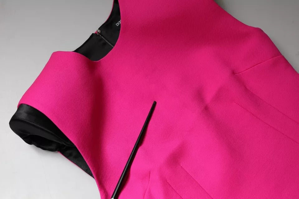 Dolce &amp; Gabbana Pink Ærmeløs Bodycon A-line minikjole