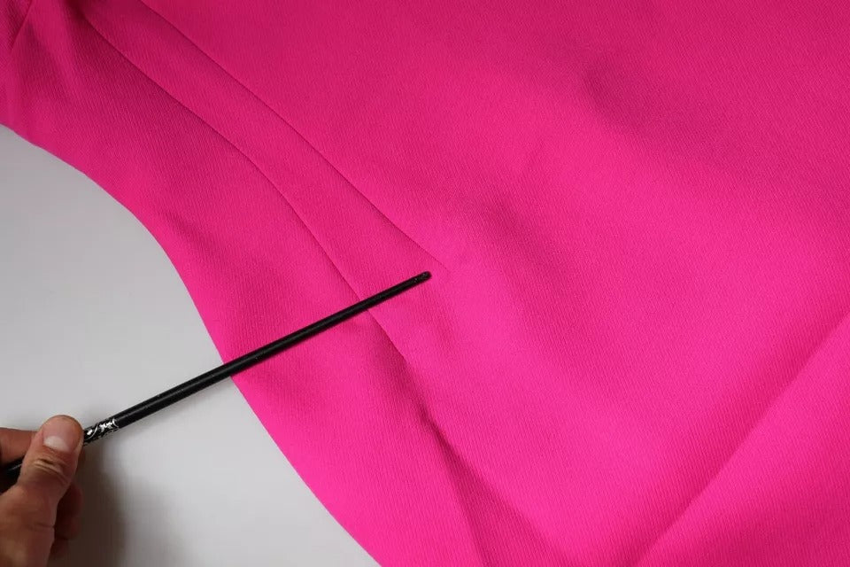 Dolce &amp; Gabbana Pink Ærmeløs Bodycon A-line minikjole