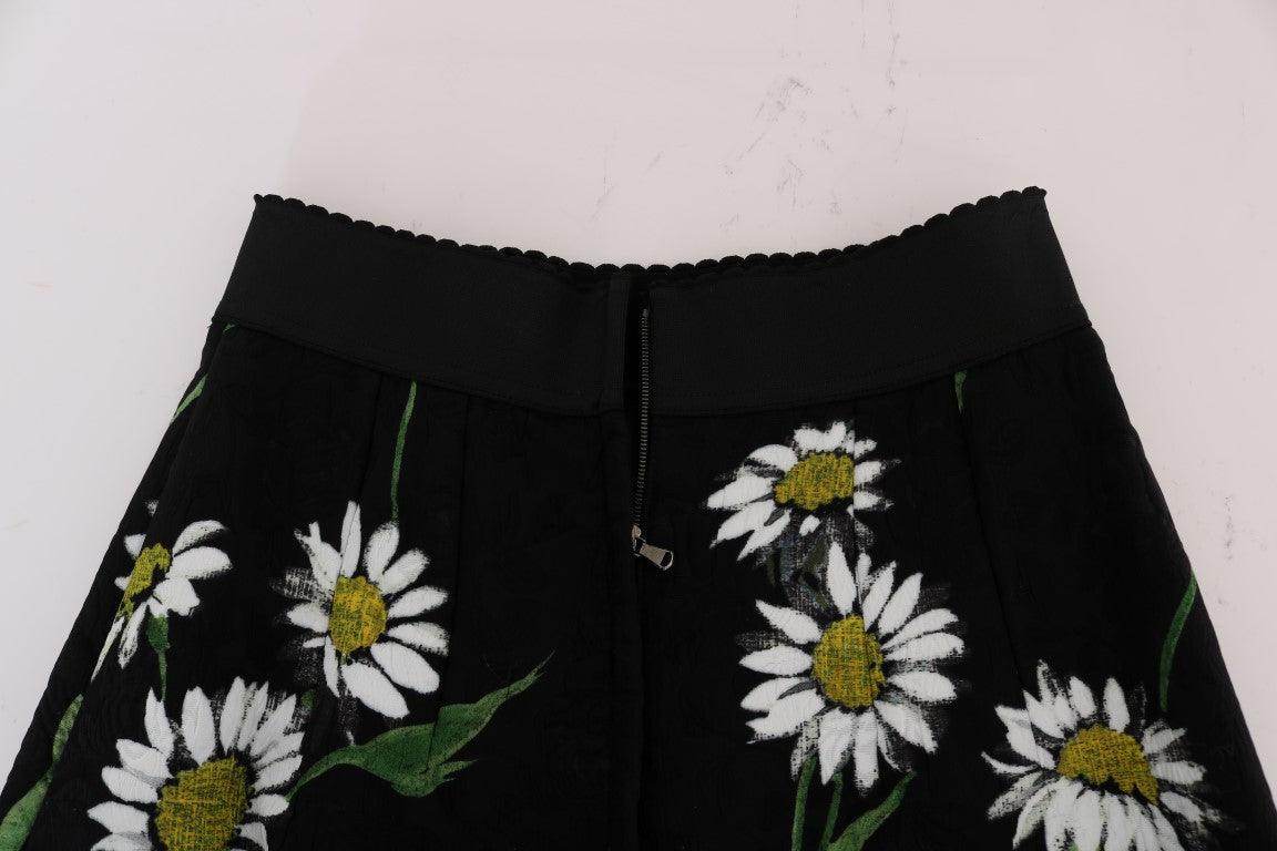 Dolce & Gabbana Embellished A-Line Mid-Calf Skirt - Hilstor