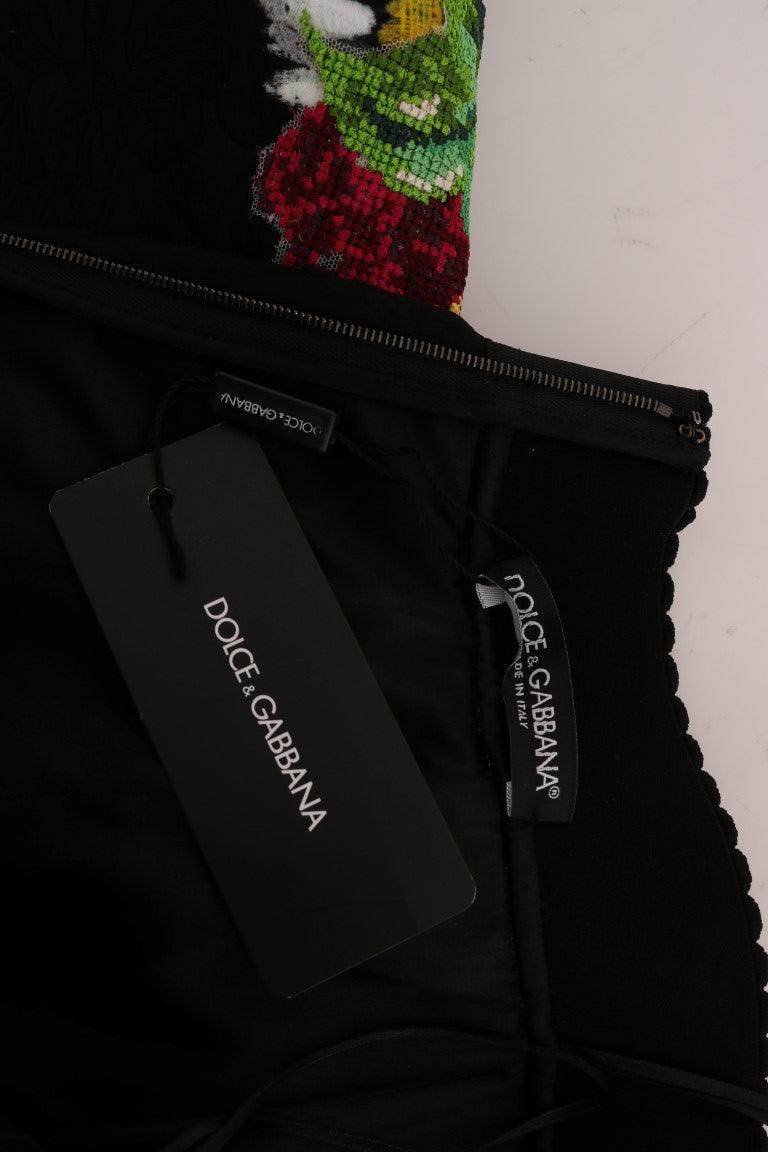 Dolce & Gabbana Embellished A-Line Mid-Calf Skirt - Hilstor