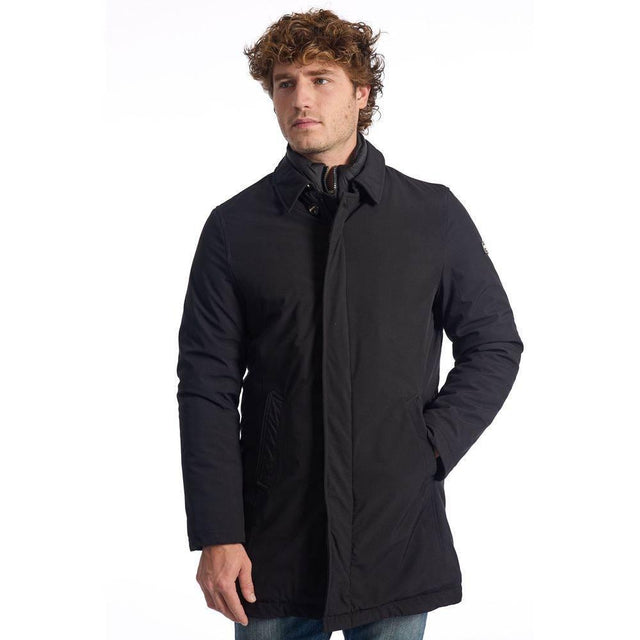 Baldinini Trend Black Polyester Jacket - Hilstor