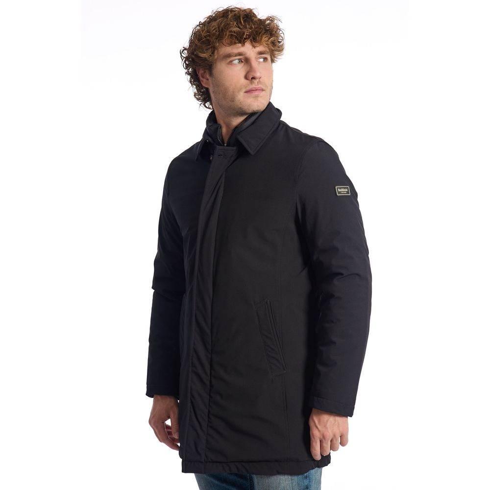 Baldinini Trend Black Polyester Jacket - Hilstor