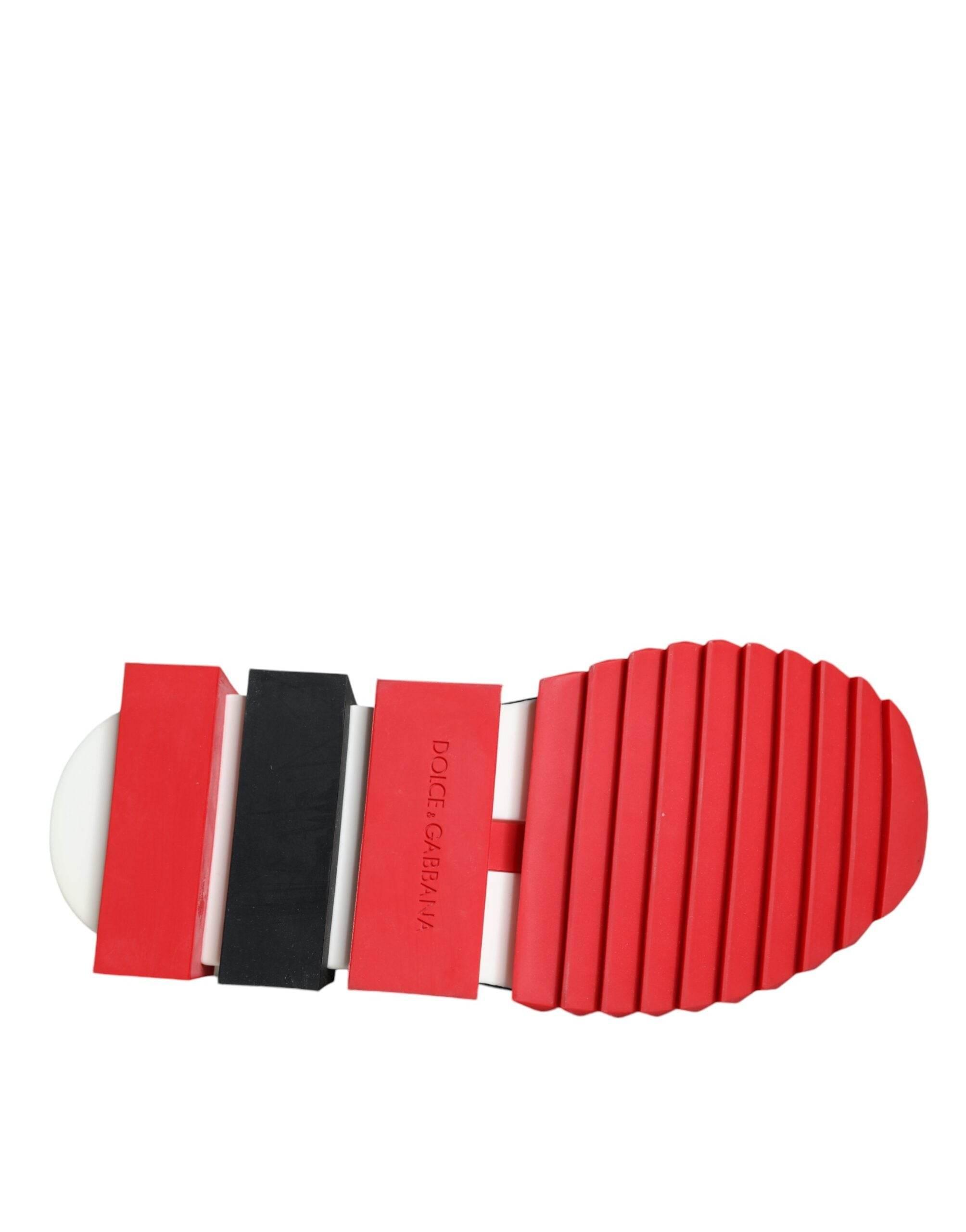 Dolce & Gabbana Multicolor Geranium Sorrento Sneakers Shoes - Hilstor