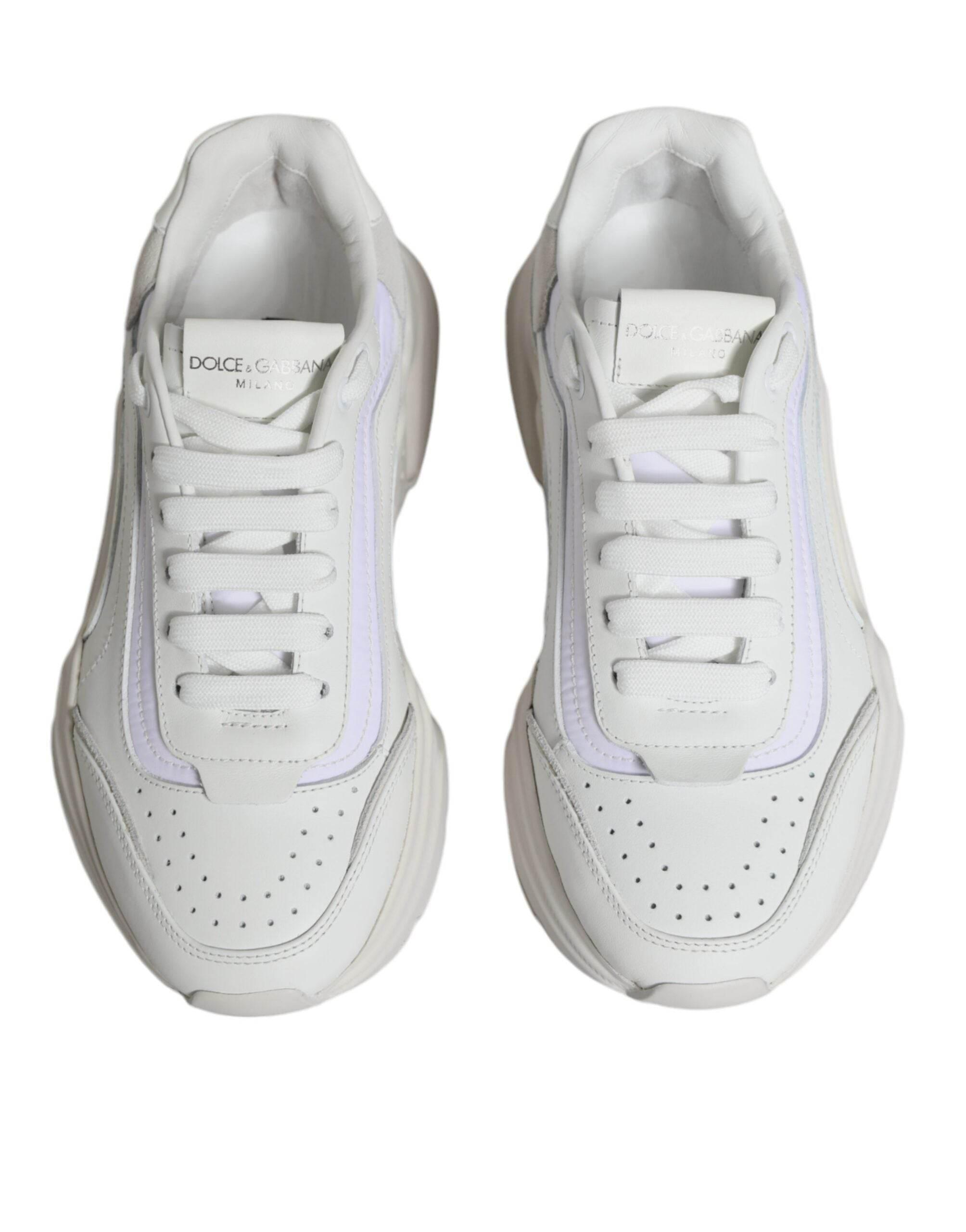 Dolce & Gabbana White Daymaster Low Top Sneakers Shoes - Hilstor