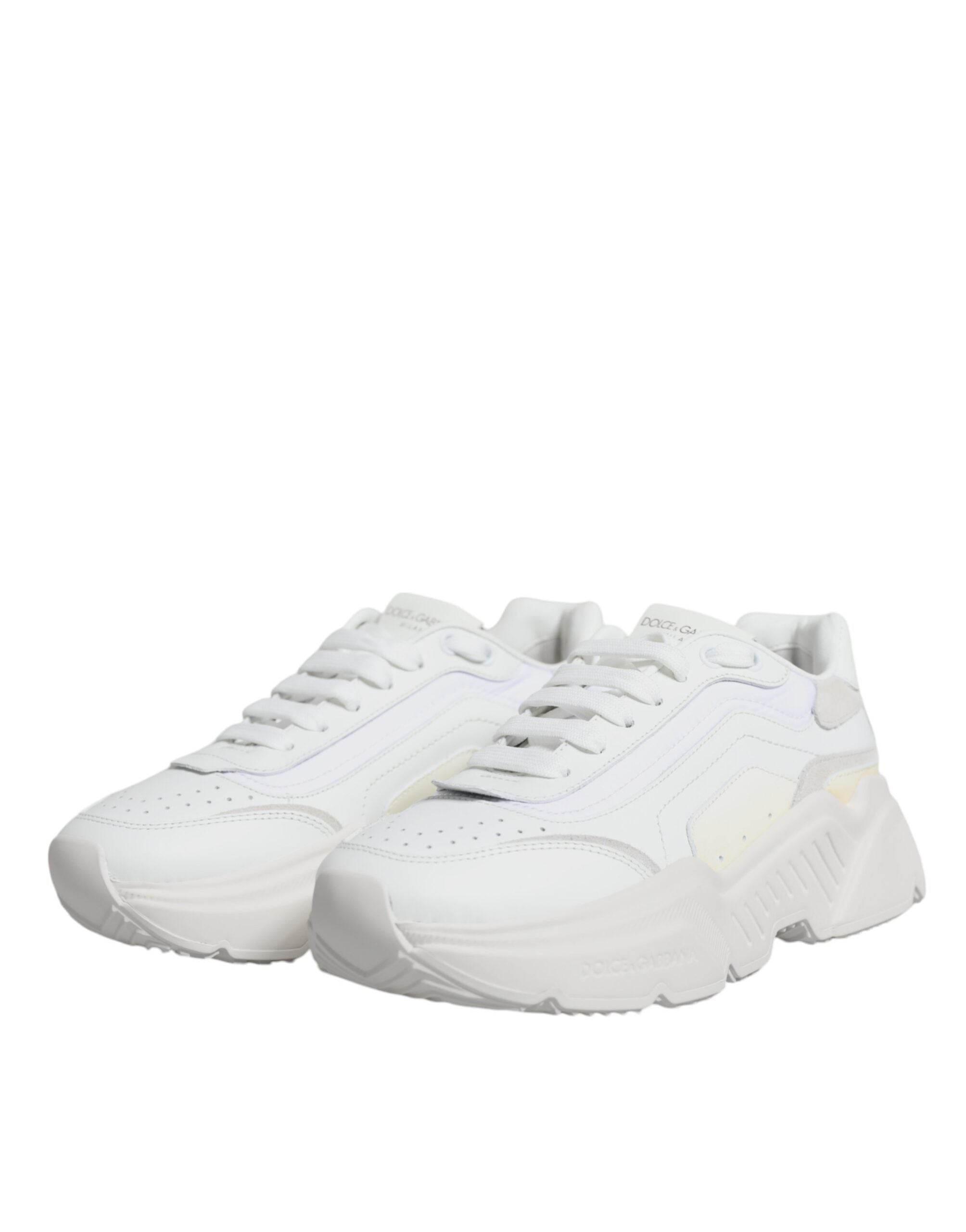 Dolce & Gabbana White Daymaster Low Top Sneakers Shoes - Hilstor
