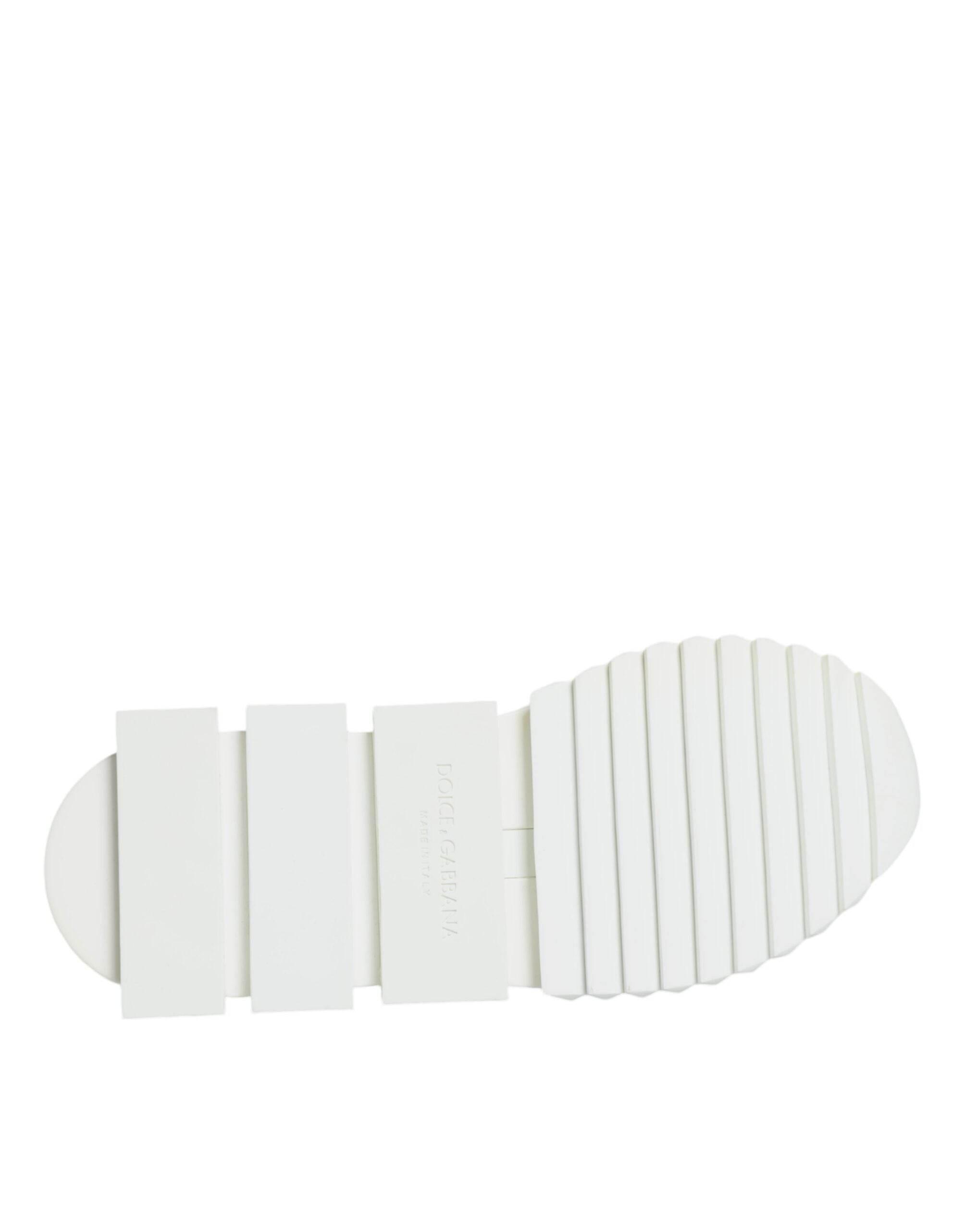 Dolce & Gabbana White Mesh Sorrento Trekking Sneakers Shoes - Hilstor