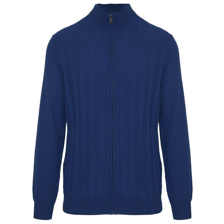 Malo Blue Wool Sweater - Hilstor