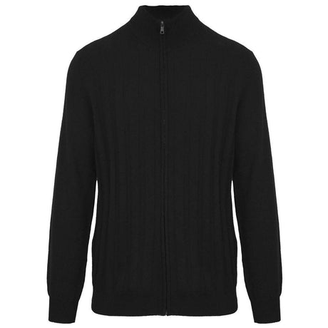 Malo Black Wool Sweater - Hilstor