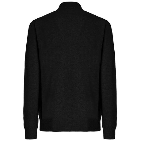 Malo Black Wool Sweater - Hilstor