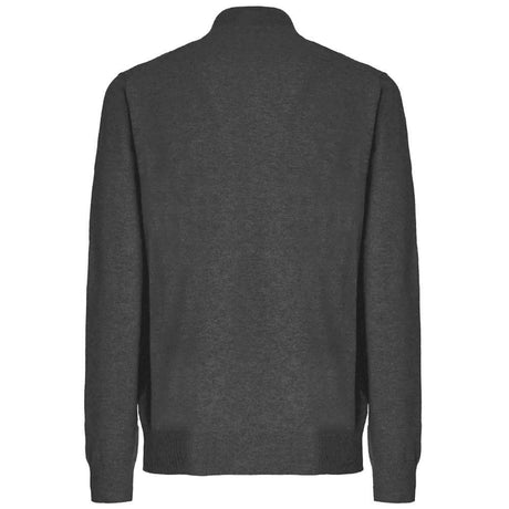 Malo Gray Wool Sweater - Hilstor