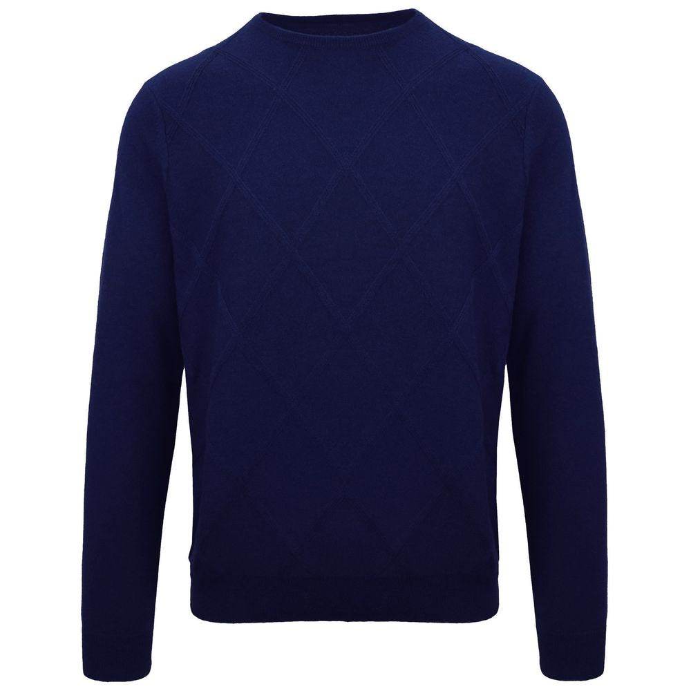 Malo Blue Cashmere Sweater - Hilstor