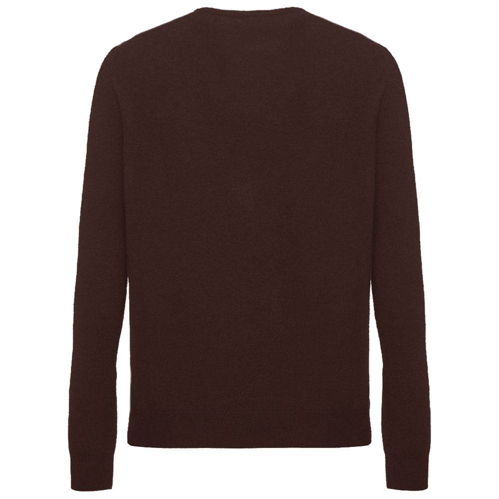 Malo Brown Cashmere Sweater - Hilstor
