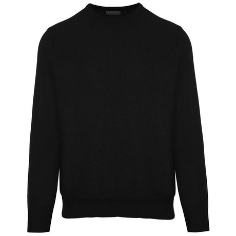 Malo Black Wool Sweater - Hilstor