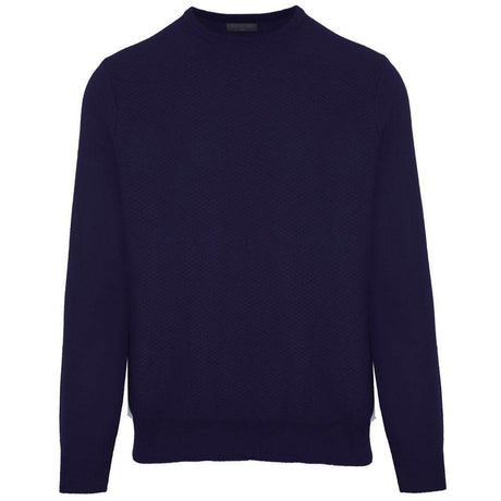 Malo Blue Wool Sweater - Hilstor