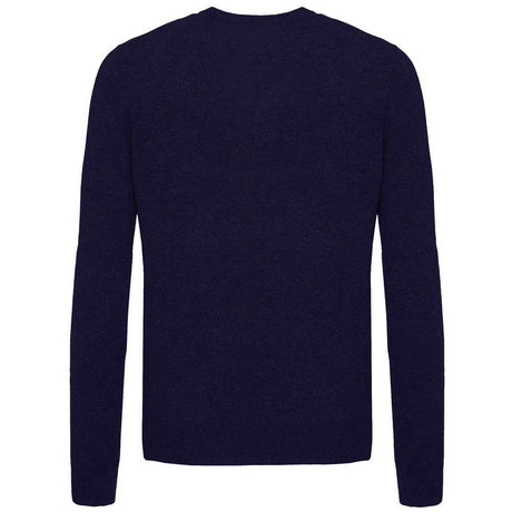 Malo Blue Wool Sweater - Hilstor