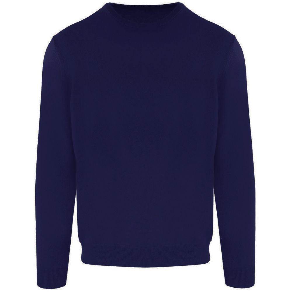 Malo Blue Wool Men Sweater - Hilstor