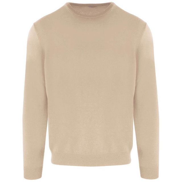 Malo Beige Wool Men Sweater - Hilstor